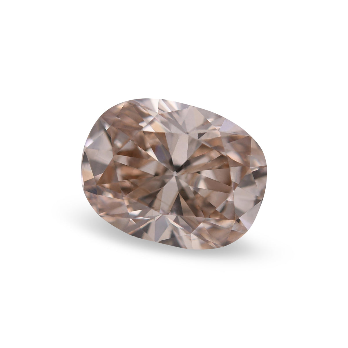 1,03 Karat Fancy Orange Brown Cushion Diamond I1 GIA