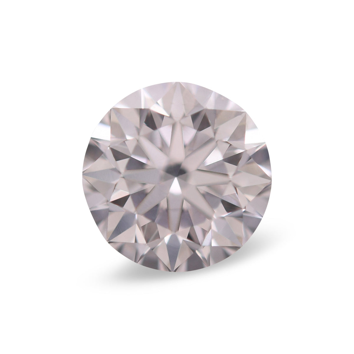 0,70 Karat zartrosa, runder Brillant-Diamant, SI1, GIA