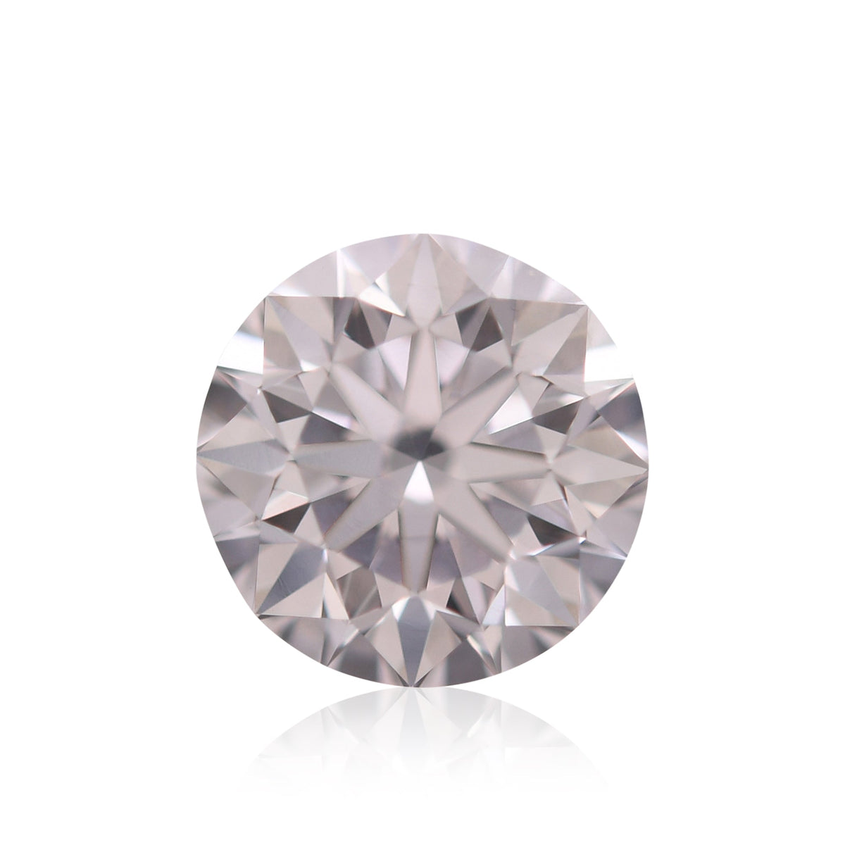 0,70 Karat zartrosa, runder Brillant-Diamant, SI1, GIA