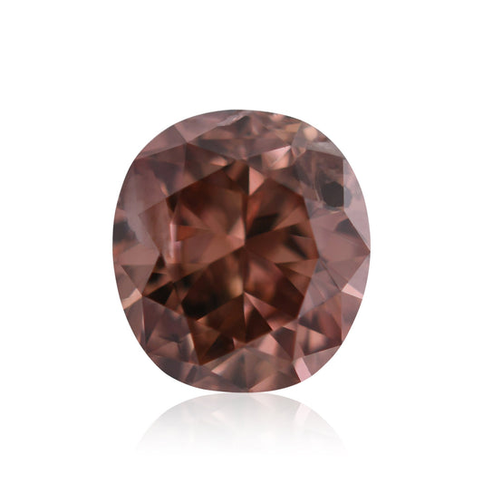 0,32 Karat Fancy Deep Pink Brown Ovaler Diamant I2 GIA