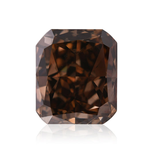 3,65 Karat Fancy Dark Orange Brown Radiant SI1 GIA
