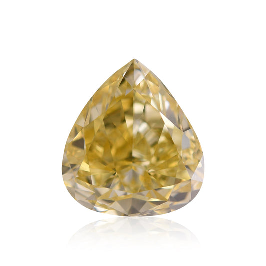 2,04 Karat Fancy Brownish Yellow Birnear Diamond SI2 GIA