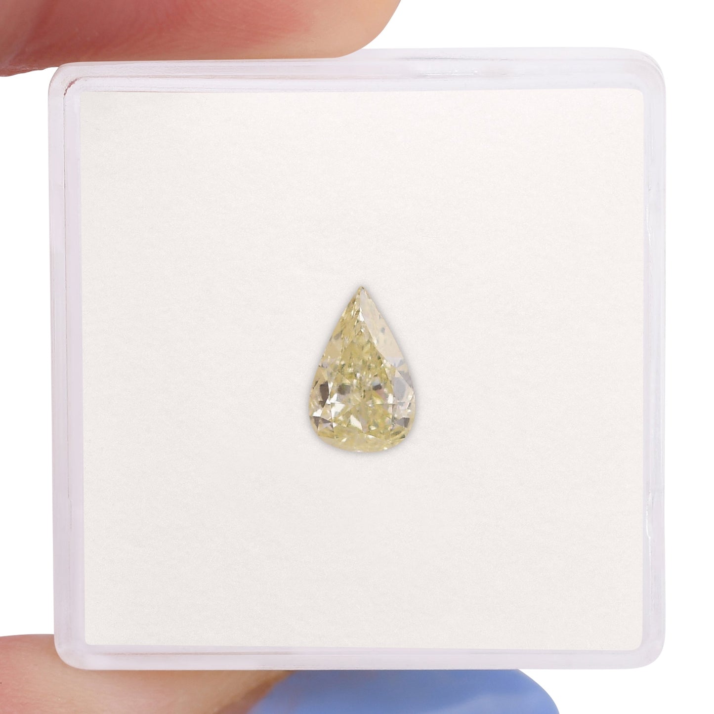 0,58 Karat W-X Birnenförmiger Diamant VS2 GIA