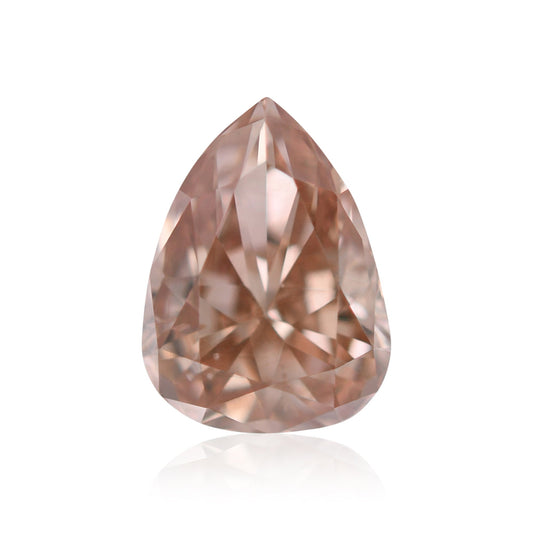 0,20 Karat Fancy Pink Brown Birnenförmiger Diamant SI2 GIA
