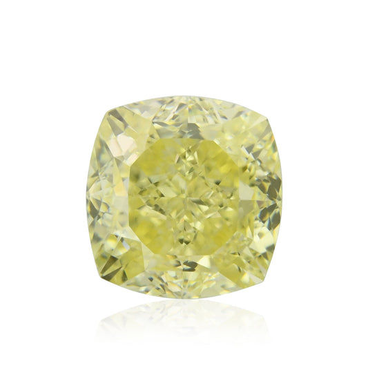 1,50 Karat Fancy Yellow Cushion Diamond VVS2 GIA