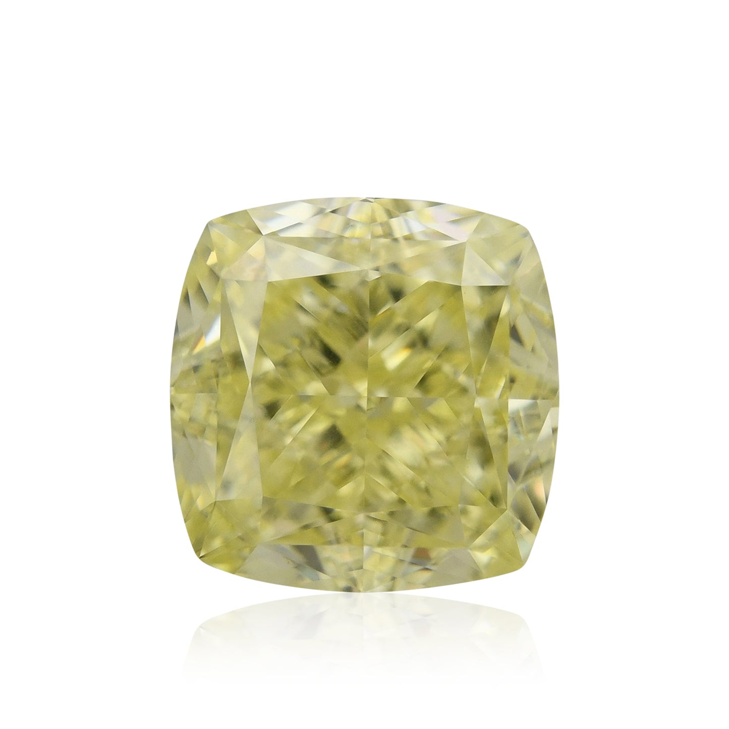 1.50 Carat Fancy Yellow Cushion Diamond VVS1 GIA