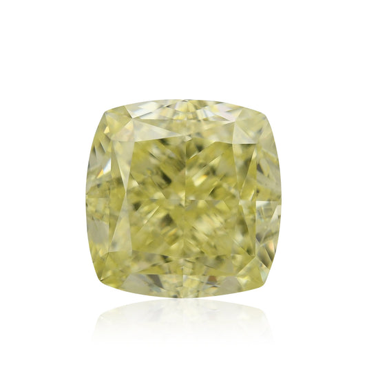 1,50 Karat Fancy Yellow Cushion Diamond VVS1 GIA