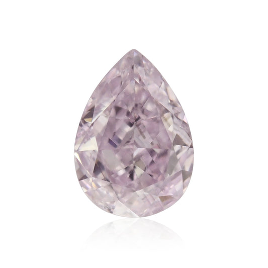 0,33 Karat Fancy Light Purplish Pink Birnenförmiger Diamant SI1 GIA