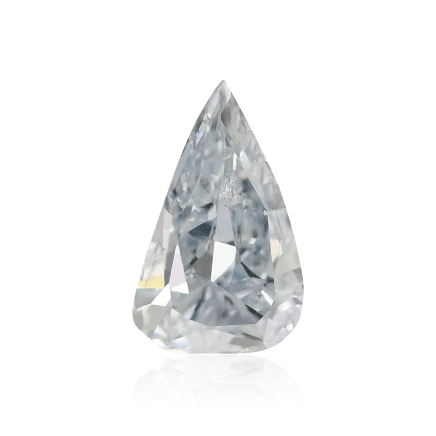 0,07 Karat Fancy Light Blue Birnenförmiger Diamant (I1) GIA