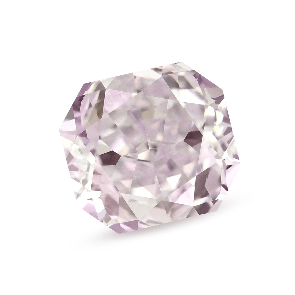 0.45 Carat Very Light Pink Radiant Diamond VS2 GIA