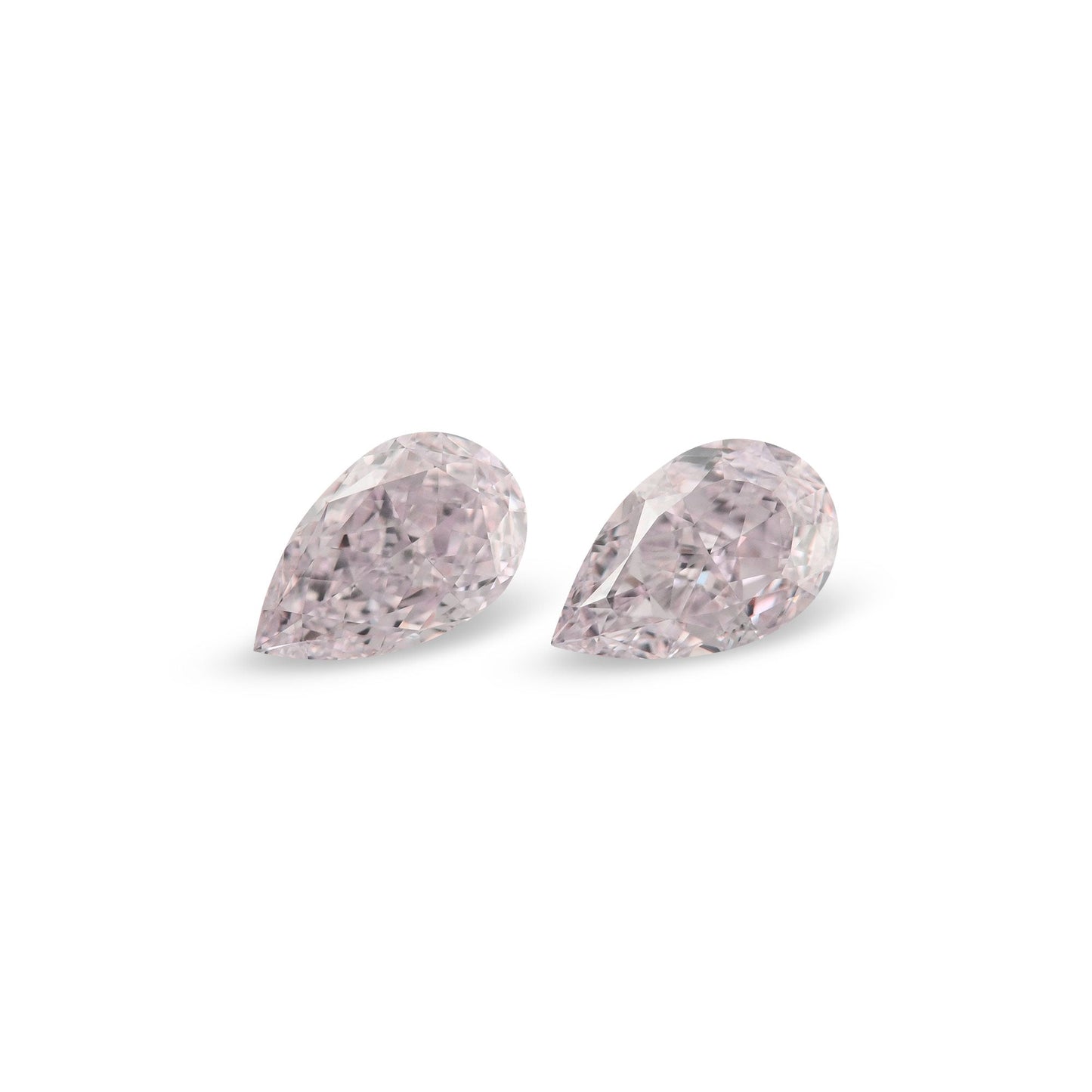 1,47 Karat Fancy Light Pink Birnenförmige Diamanten VVS1