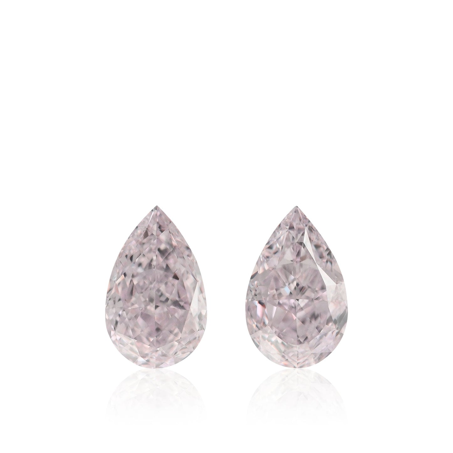 1,47 Karat Fancy Light Pink Birnenförmige Diamanten VVS1