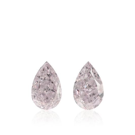 1,47 Karat Fancy Light Pink Birnenförmige Diamanten VVS1