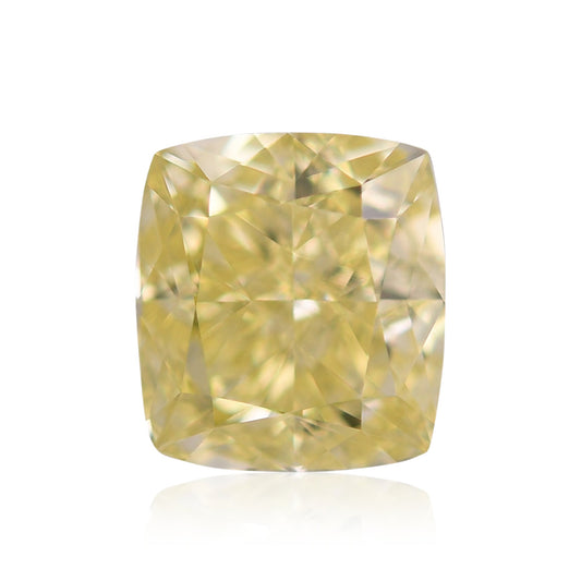 1,11 Karat Fancy Yellow Cushion Diamond VS2 GIA