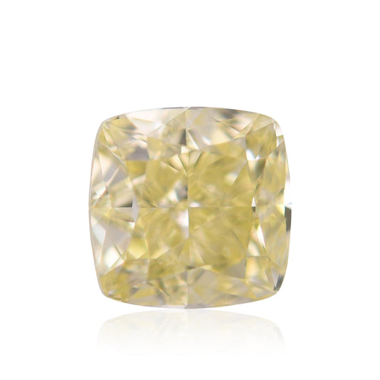 1,12 Karat Fancy Yellow Cushion Diamond VVS2 GIA