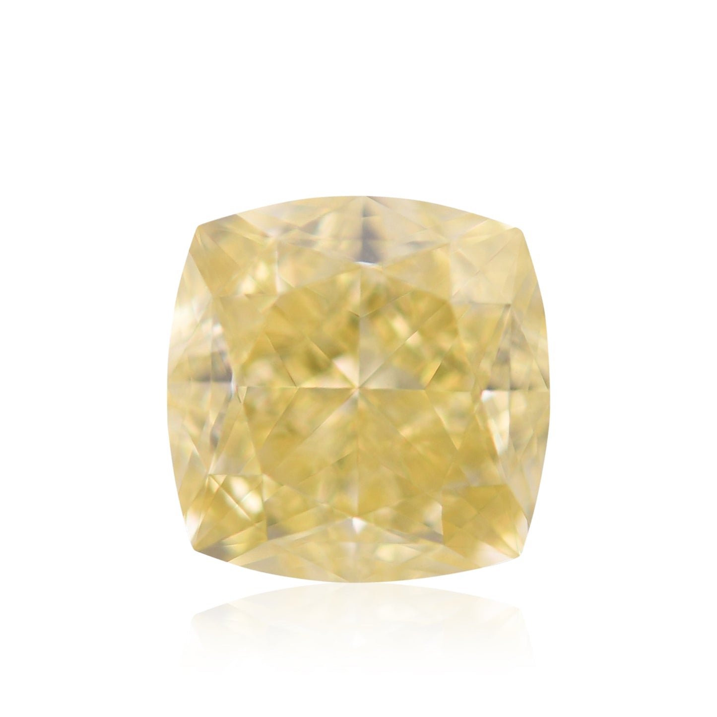 1,20 Karat Fancy Yellow Cushion Diamond VS1 GIA