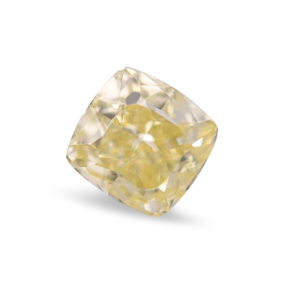 1,51 Karat Fancy Yellow Cushion Diamond VS1 GIA