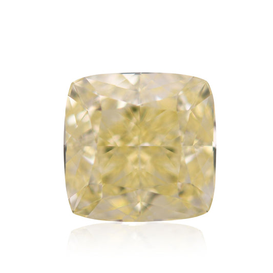 1,68 Karat Fancy Yellow Cushion Diamond VS1 GIA