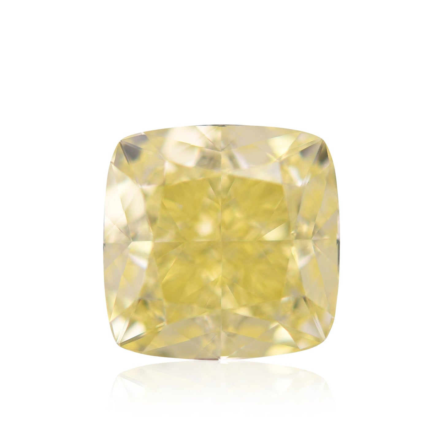 2,00 Karat Fancy Yellow Cushion Diamond VS1 GIA