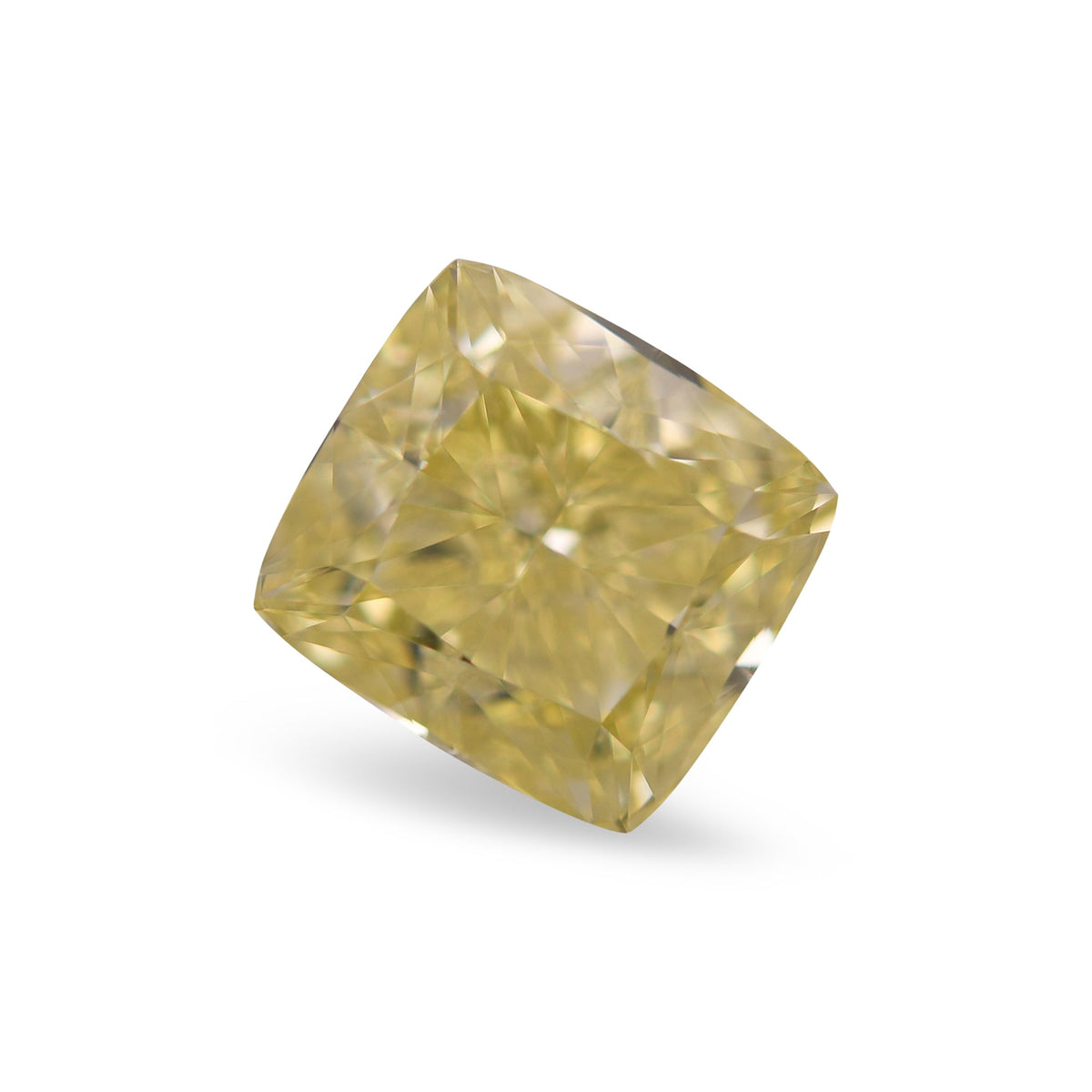 2.01 Carat Fancy Yellow Cushion Diamond SI1 GIA