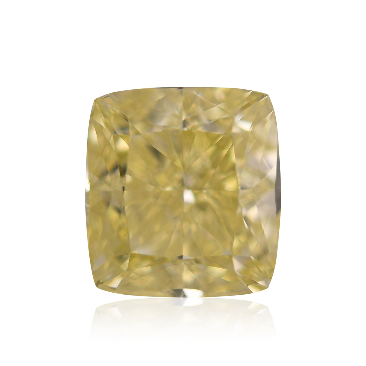 2.01 Carat Fancy Yellow Cushion Diamond SI1 GIA