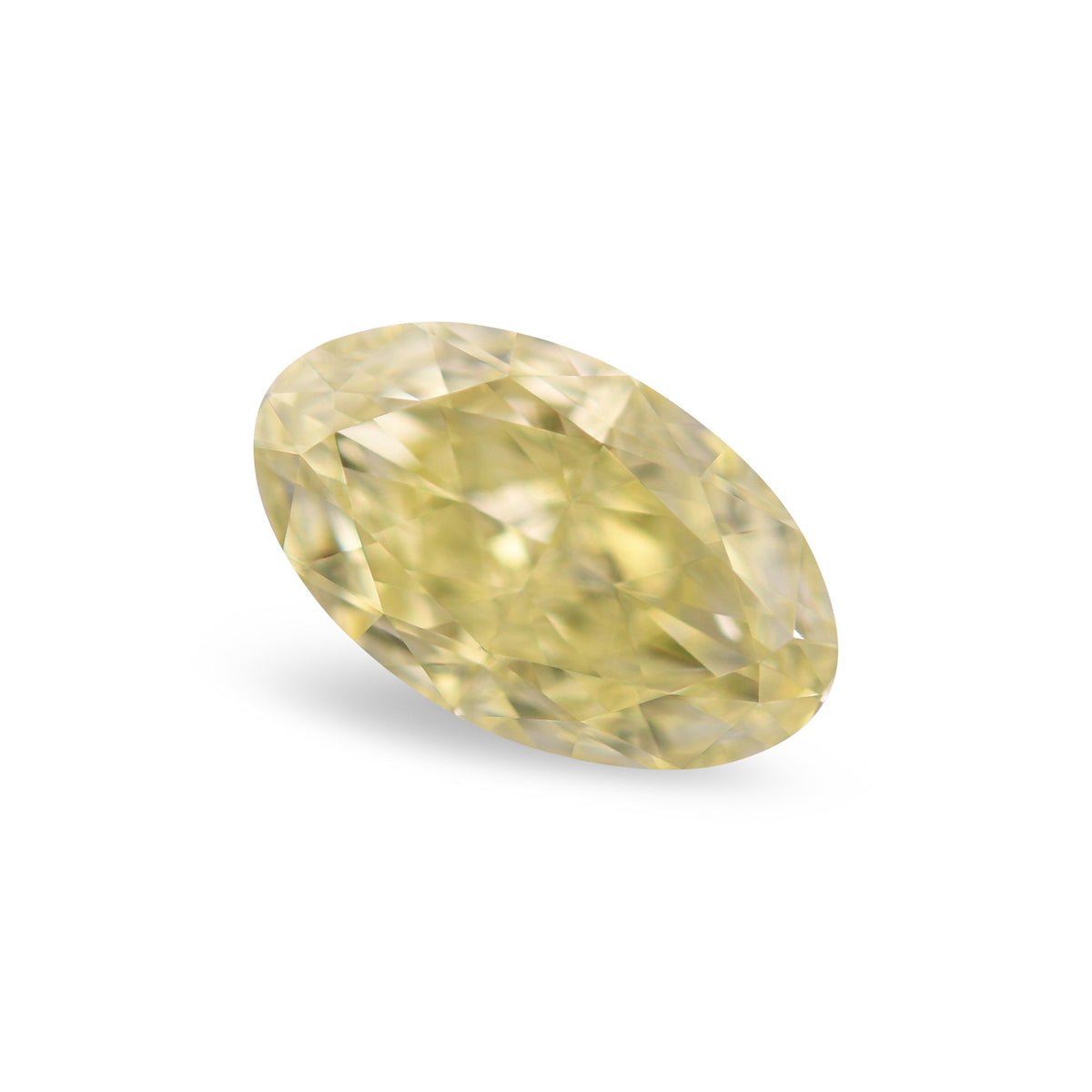 1,71 Karat Fancy Yellow Oval Diamond VVS2 GIA
