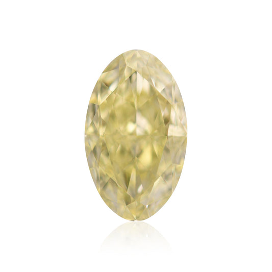 1,71 Karat Fancy Yellow Oval Diamond VVS2 GIA