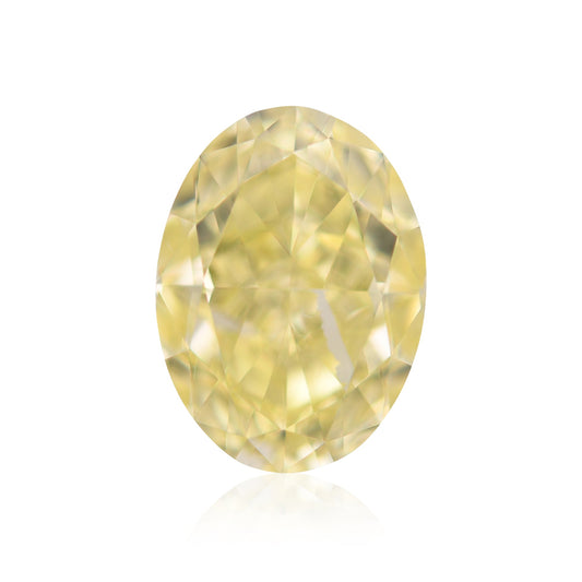 1,71 Karat Fancy Yellow Oval Diamond VS1 GIA