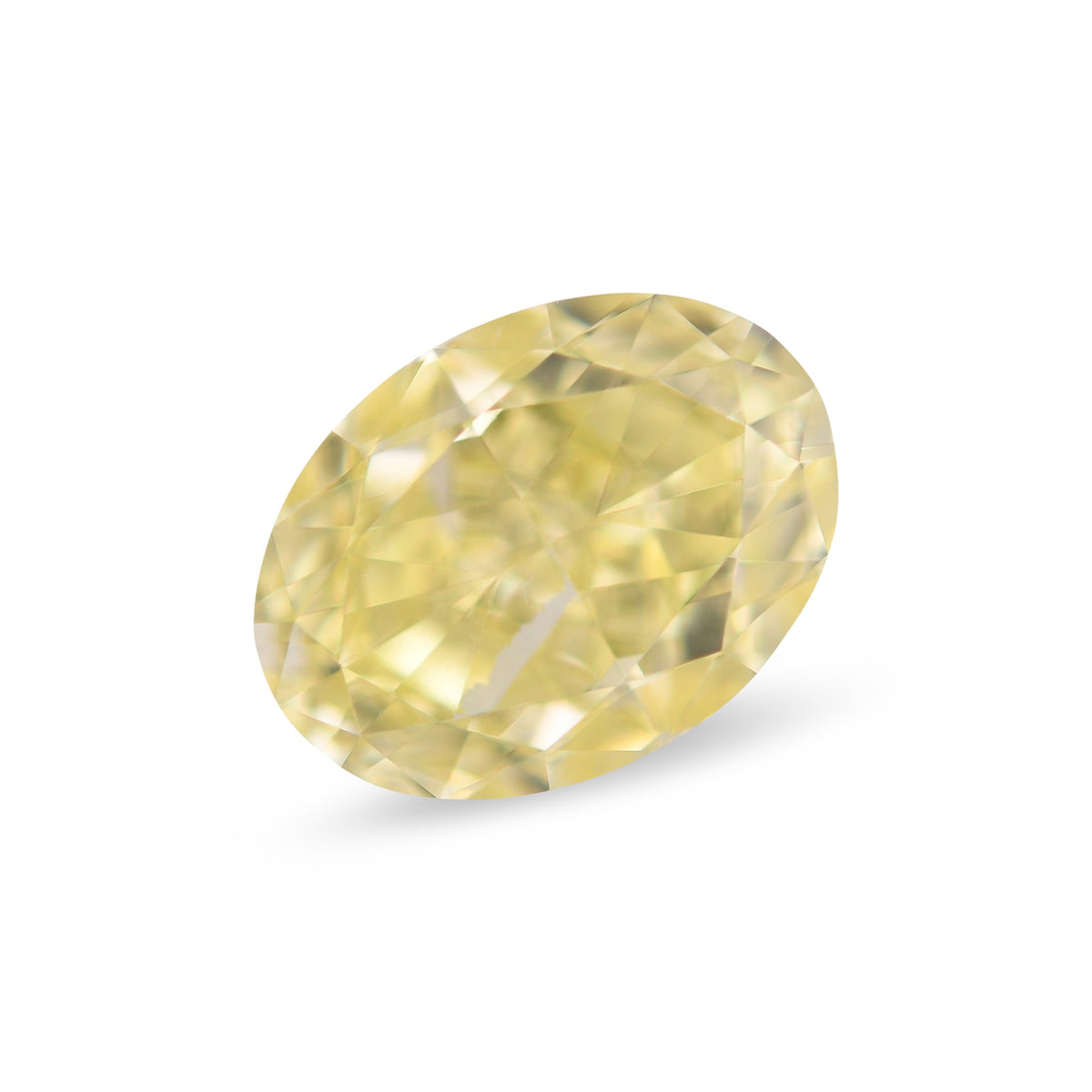 1.71 Carat Fancy Yellow Oval Diamond VS1 GIA