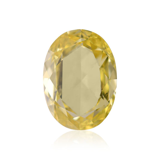 1,77 Karat Fancy Vivid Yellow Ovaler Diamant (SI2) GIA