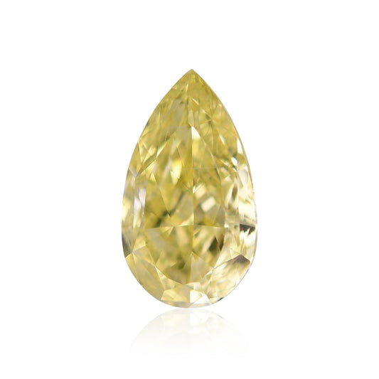 0,50 Karat Fancy Yellow Birnenförmiger Diamant VS2 GIA