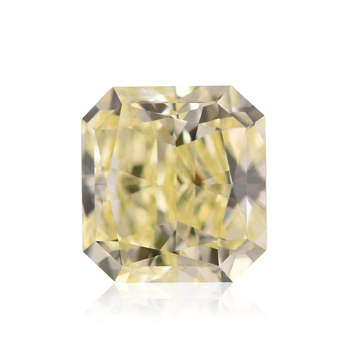 2.10 Carat Fancy Yellow Radiant Diamond VVS2 GIA