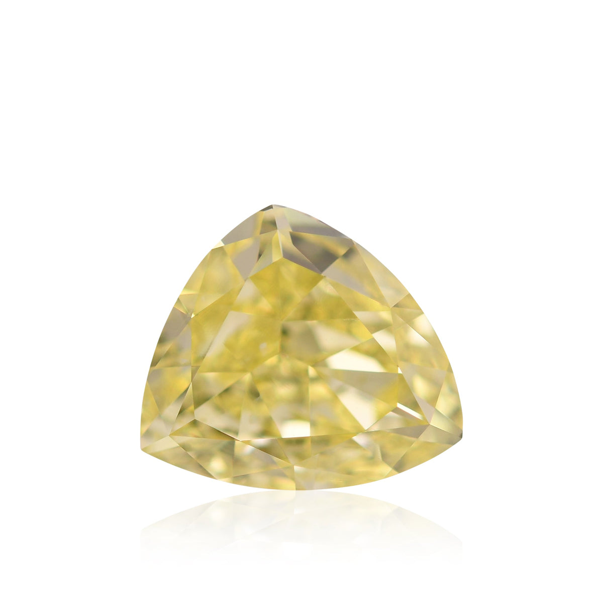 1,00 Karat Fancy Intense Yellow Triangle Diamond SI2 GIA