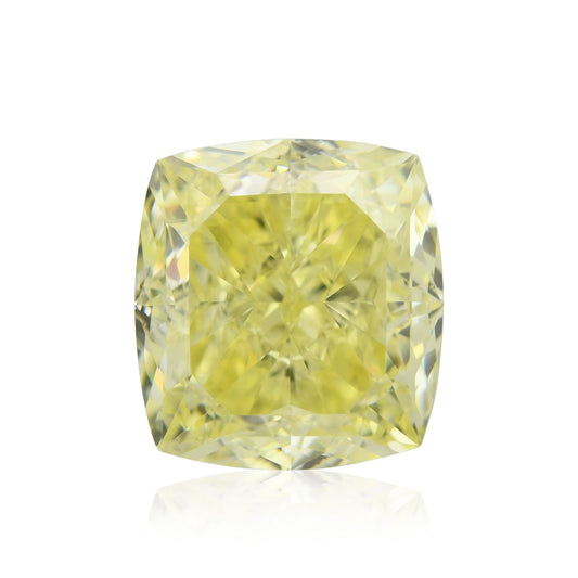 5,02 Karat Fancy Yellow Cushion Diamond VVS2 GIA