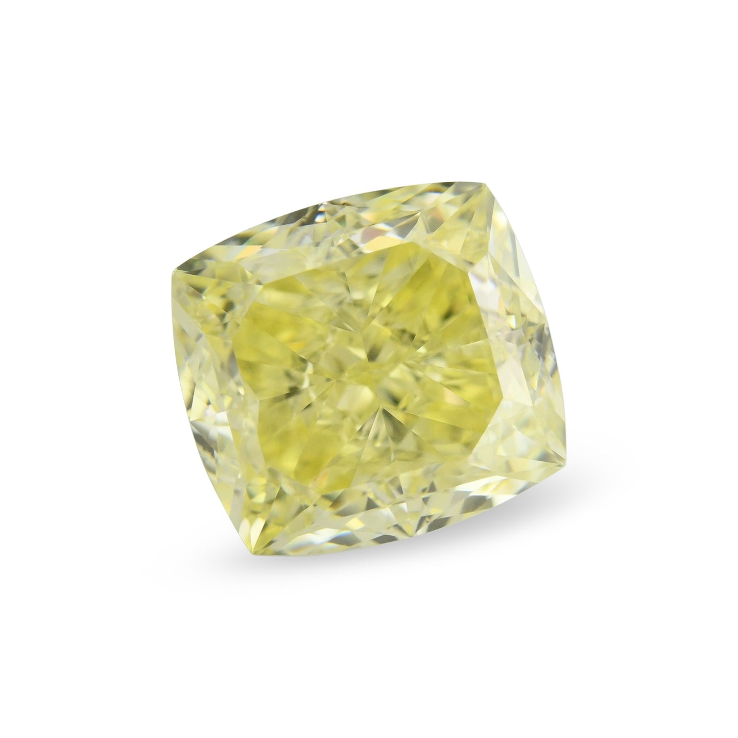 5,02 Karat Fancy Yellow Cushion Diamond VVS2 GIA