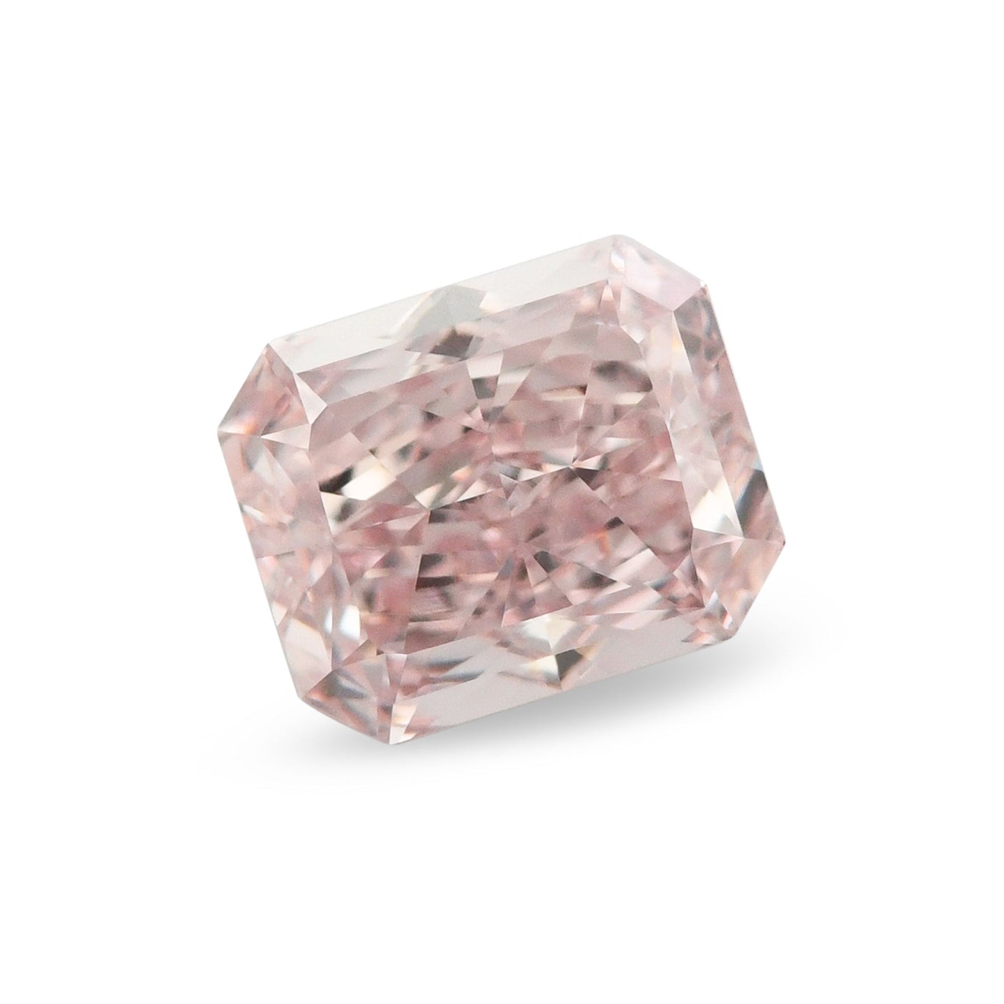 0,67 Karat Fancy Pink Radiant Diamant VS1 GIA