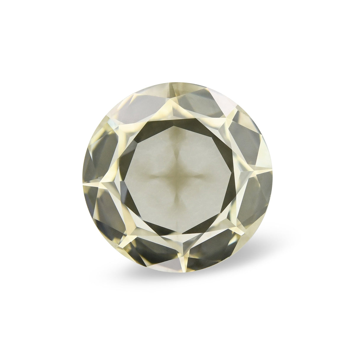 1,61 Karat Fancy Light Gray Round Diamond GIA