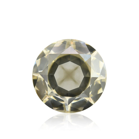 1,76 Karat Fancy Grünlich Gelbbraun Runder Diamant GIA