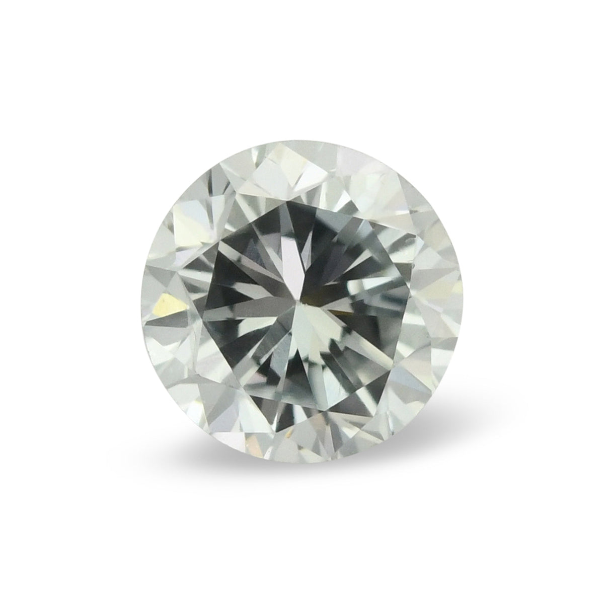 0.29 Carat Fancy Light Gray Blue Round Brilliant Diamond SI2 GIA