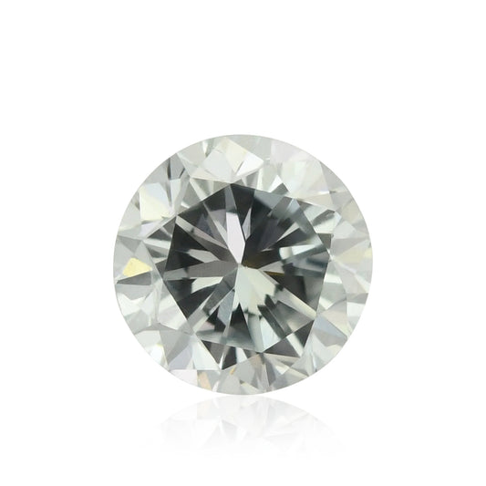 0,29 Karat Fancy Light Gray Blue Round Brilliant SI2 GIA