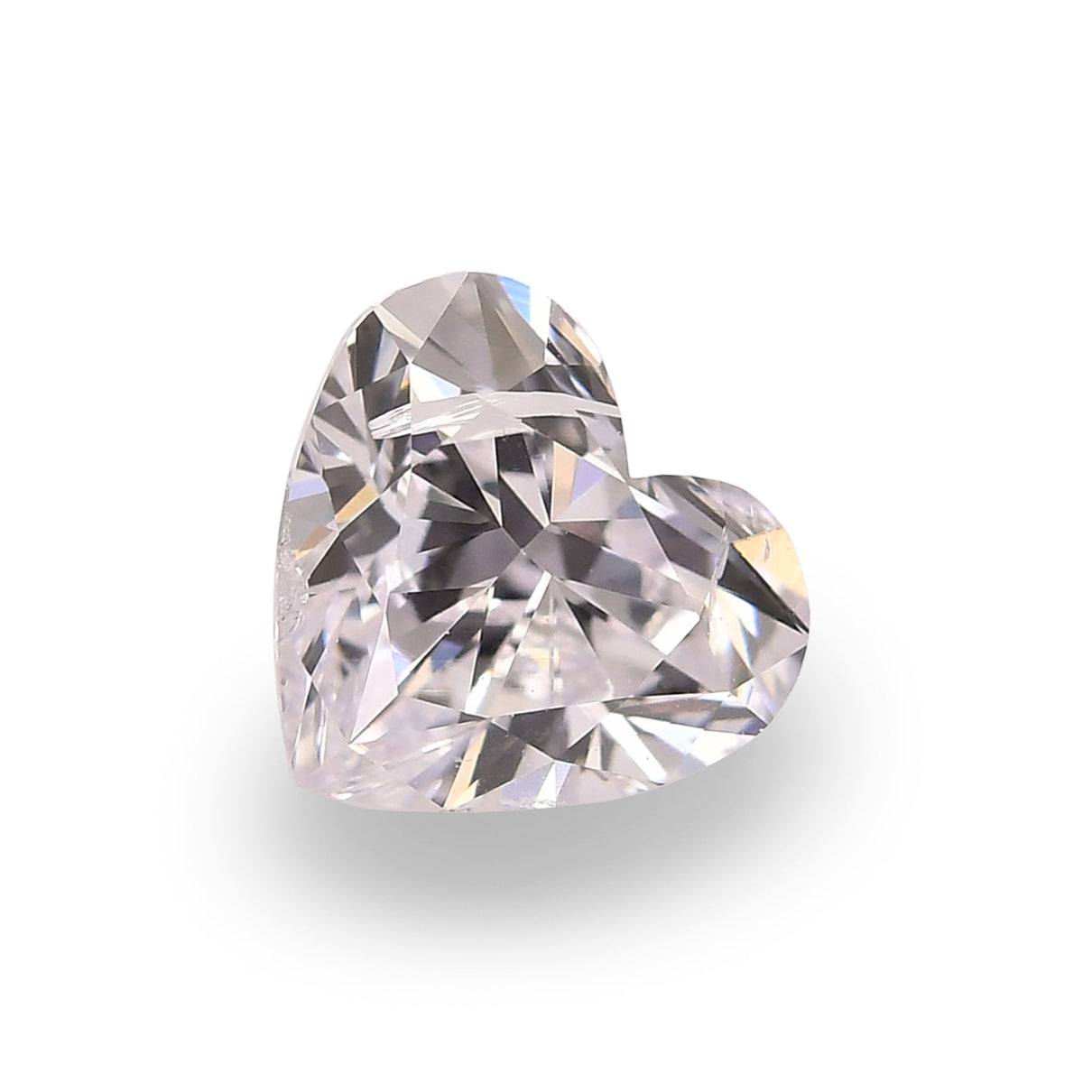 1.03 Carat Faint Pink Heart Diamond (I1) GIA