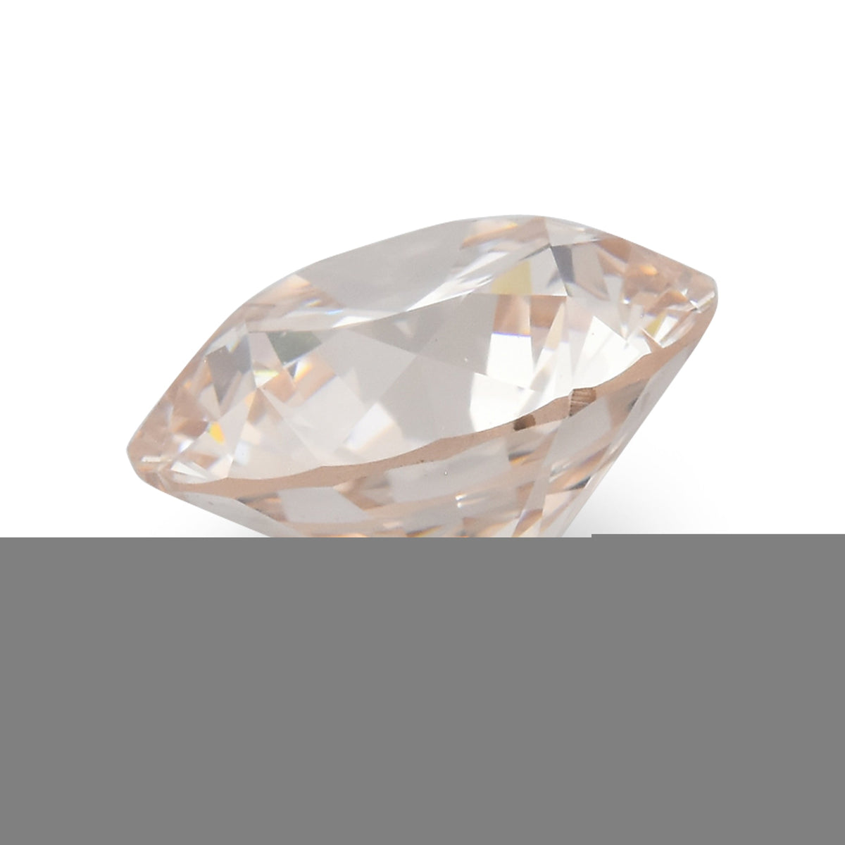 0,51 Karat sehr hellrosa-brauner runder Diamant SI2 GIA