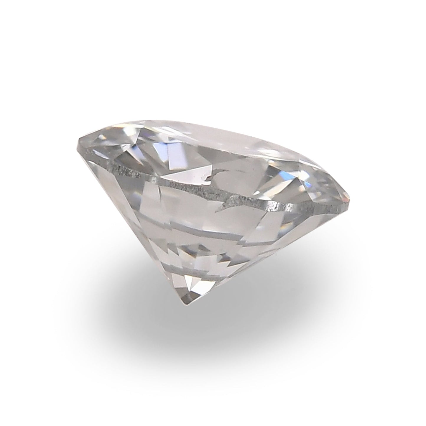 0,41 Karat Fancy Light Gray Blue Round Diamond SI2 GIA