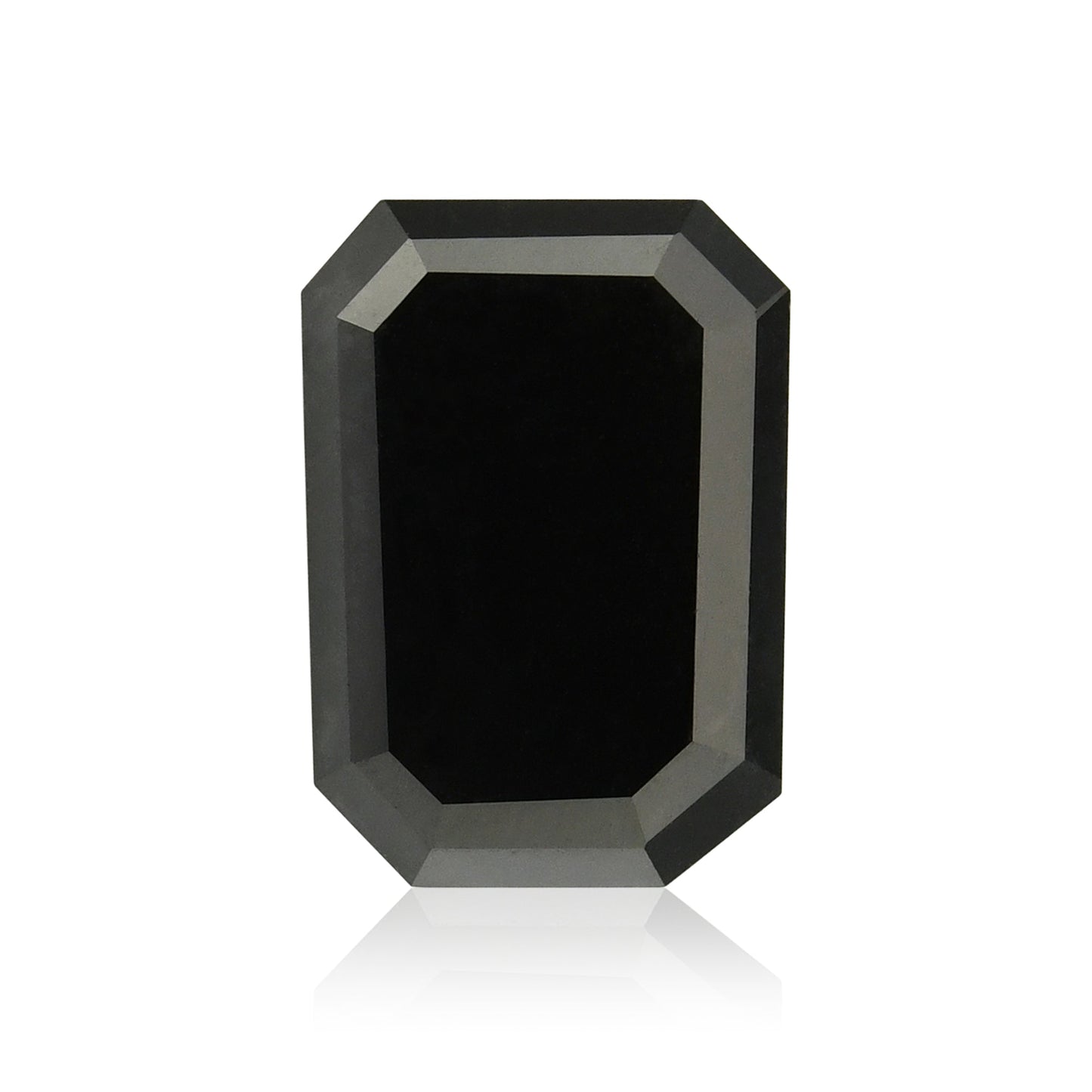 2,10 Karat Fancy Black Emerald Diamond GIA