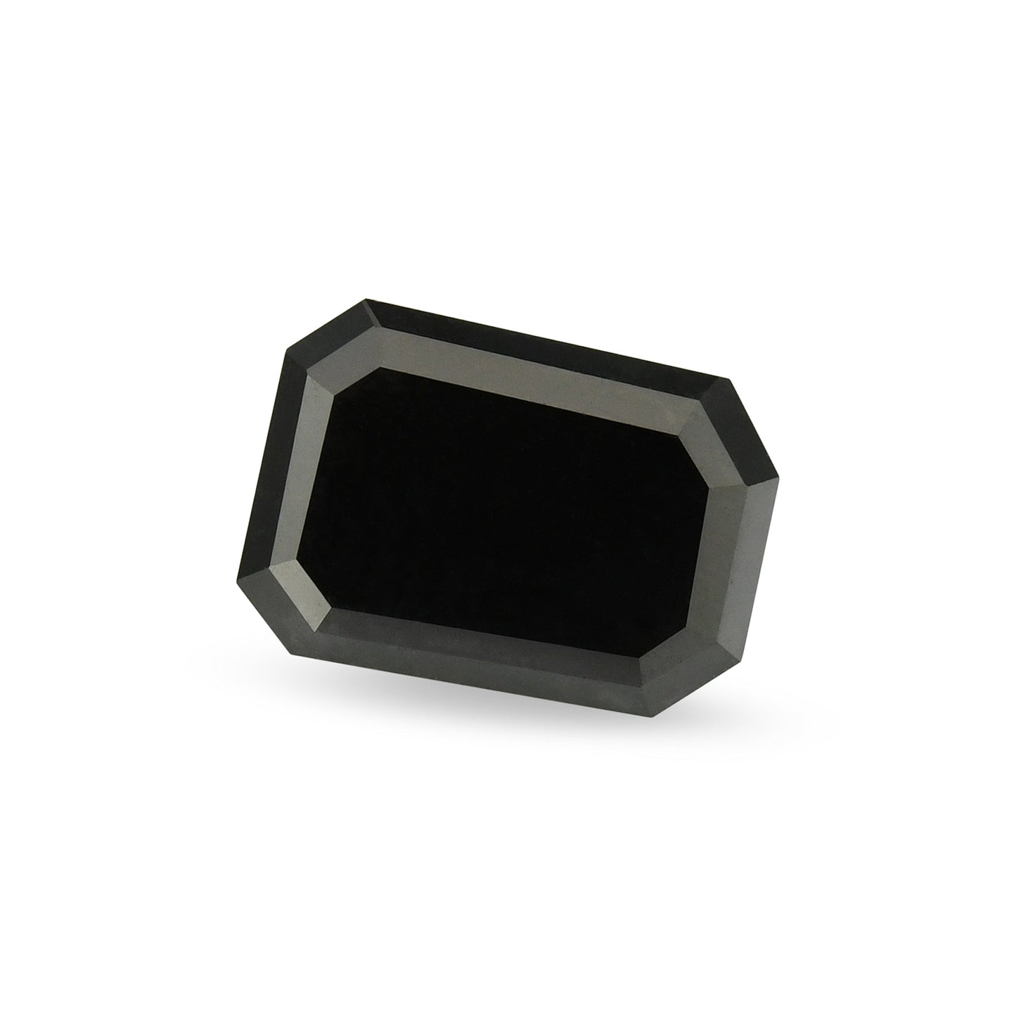 2,10 Karat Fancy Black Emerald Diamond GIA