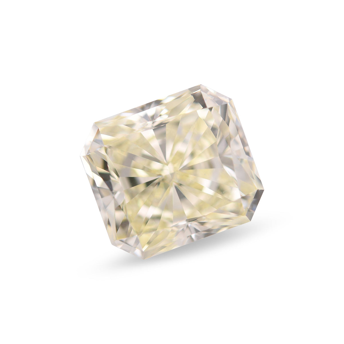 5.03 Carat Light Yellow Radiant Diamond VS2 GIA