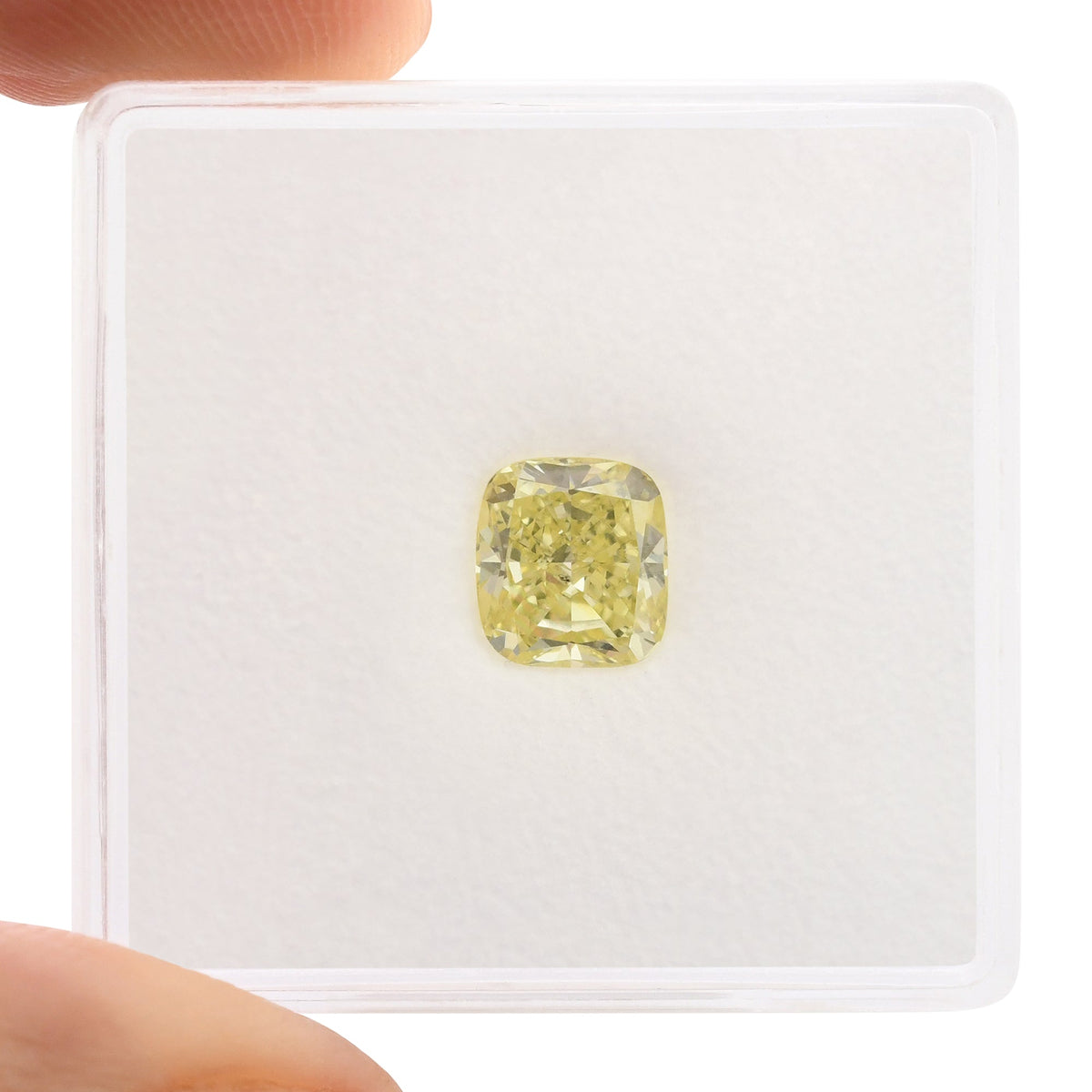 1.11 Carat Fancy Yellow Cushion Diamond SI1 GIA