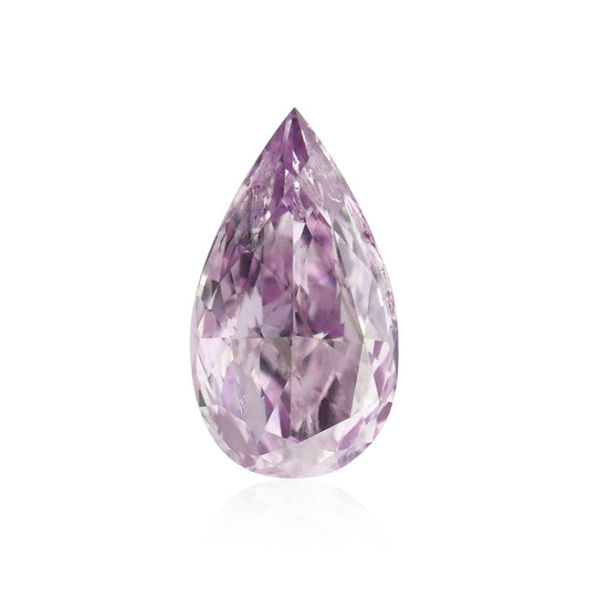 0,13 Karat Fancy Intense Pink Purple Birnenförmiger Diamant (I1) GIA