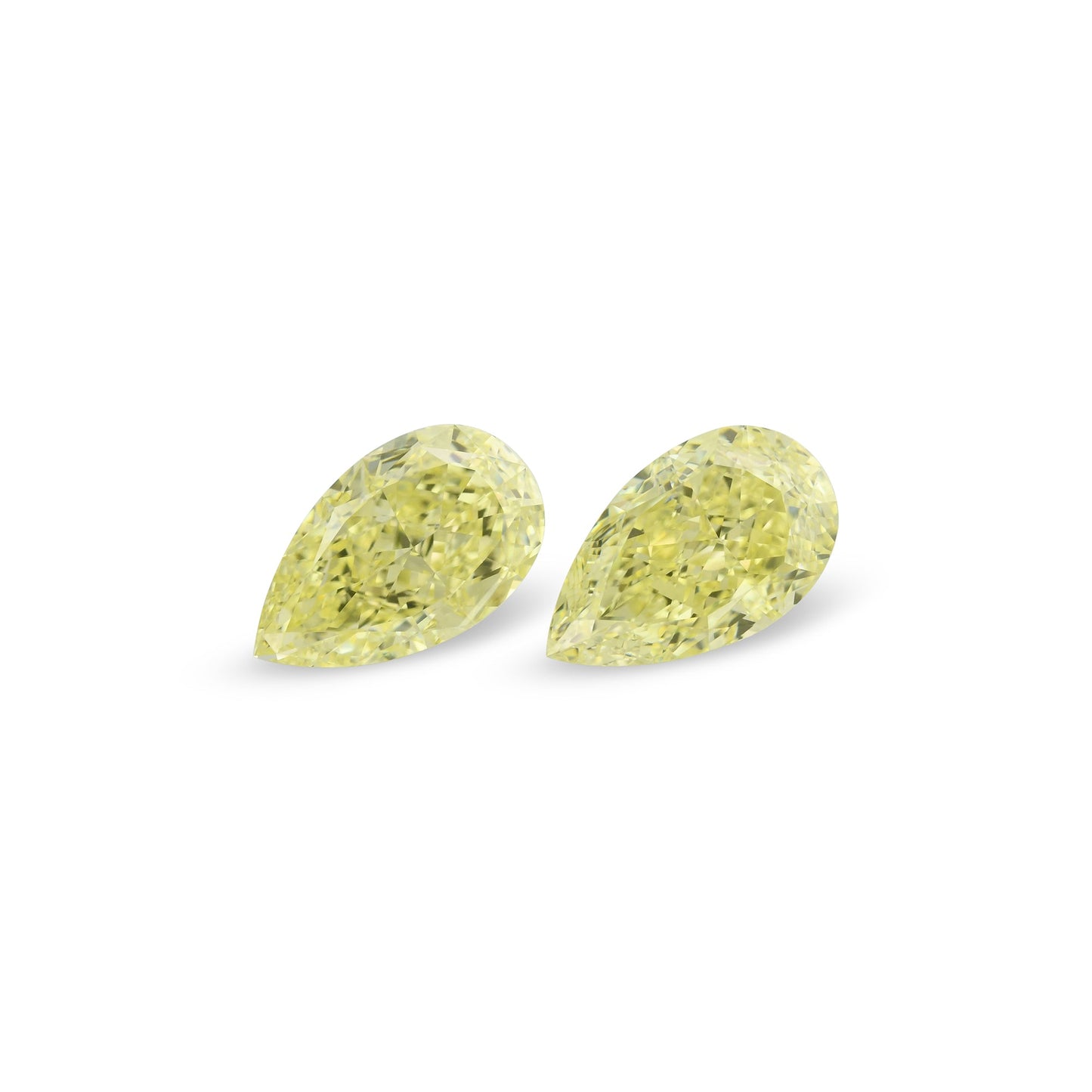 8,17 Karat Fancy Yellow Birnen-Diamanten VS1 GIA