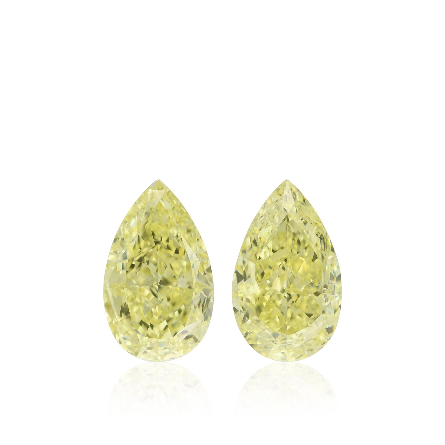 8,17 Karat Fancy Yellow Birnen-Diamanten VS1 GIA